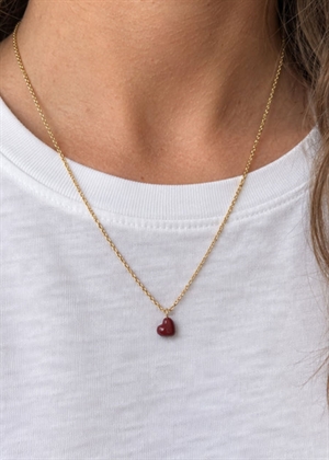 Grand Amore necklace Bordeaux Enamel 